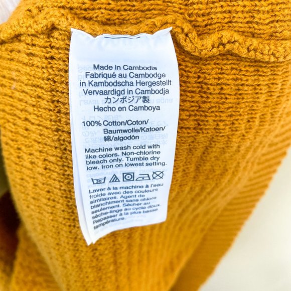 J CREW Ruffle Trim Sweater Tank | Gold | Mustard - Picture 12 of 12